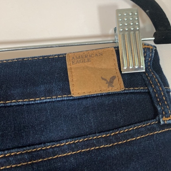 American Eagle Blue Denim Skinny Jeans - Picture 8 of 10